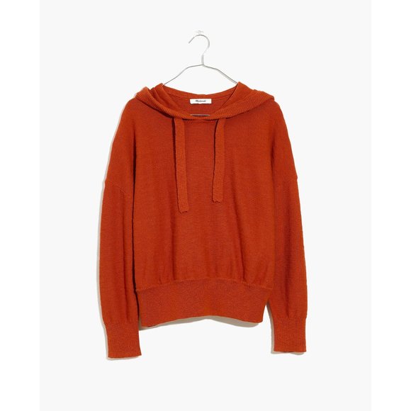 NWT Madewell Clairview Hoodie Cotton Sweater XS - Picture 1 of 10